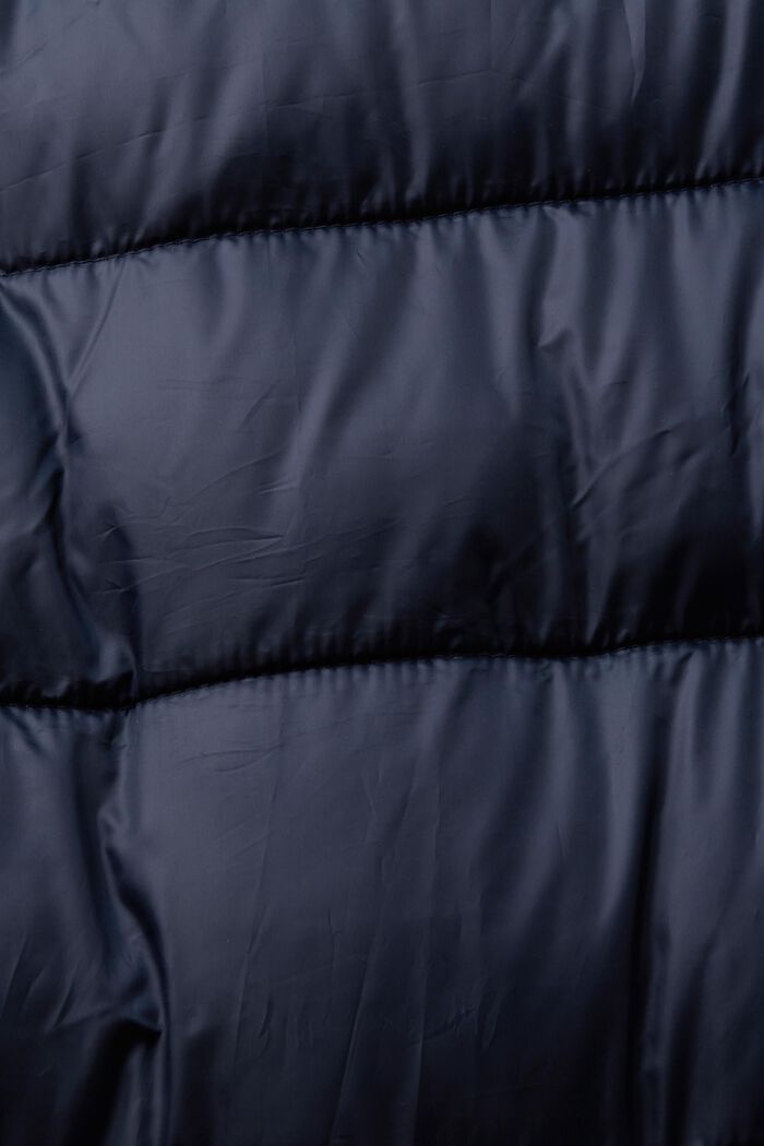 Quiltet puffervest, NAVY, detail image number 6
