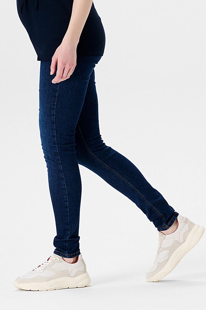 Jeans i skinny fit med høj støttelinning, DARK WASHED, detail image number 2