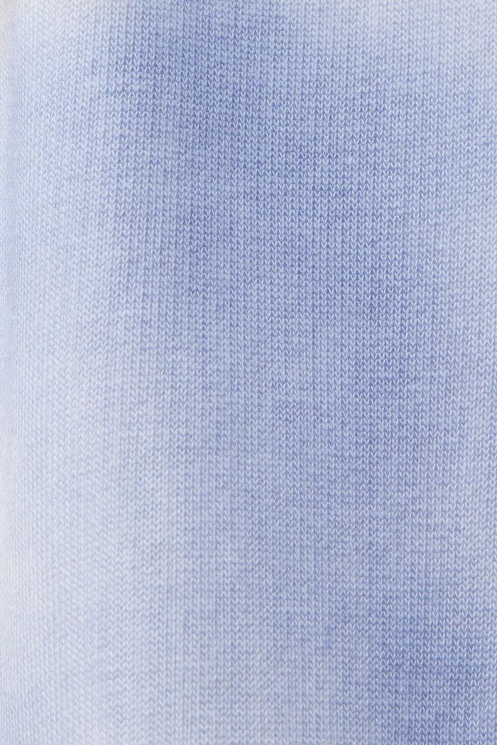 Hættetrøje med korte ærmer og print, GREY BLUE, detail image number 4
