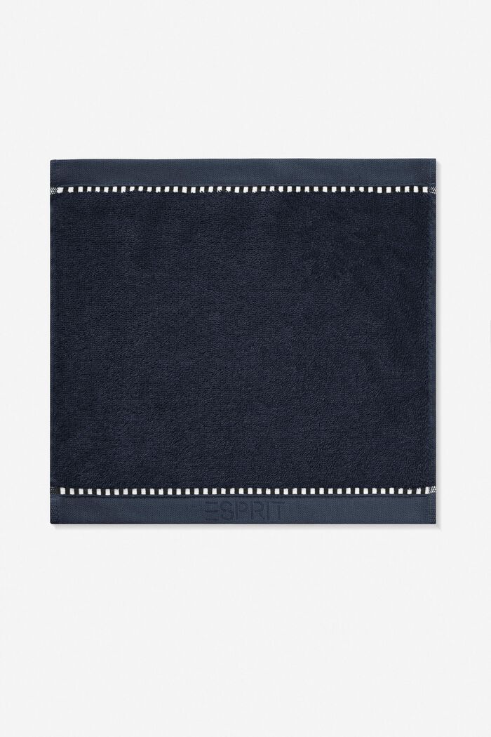 Med TENCEL™: Håndklædeserie af frotté, NAVY BLUE, detail image number 5