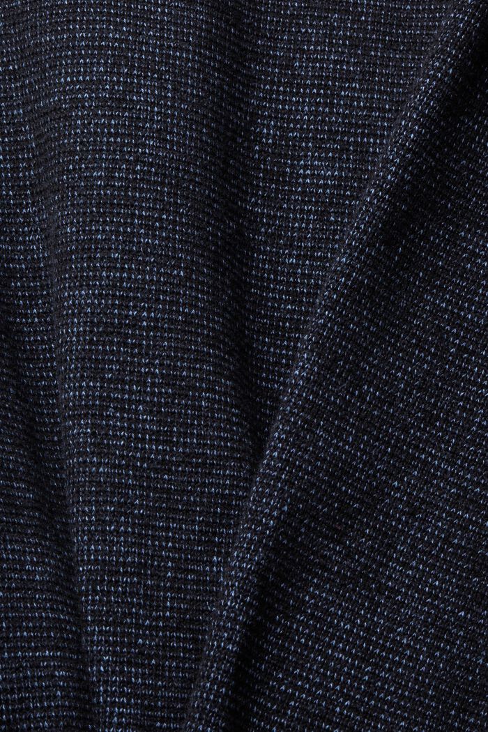 Meleret striksweater, NAVY, detail image number 5