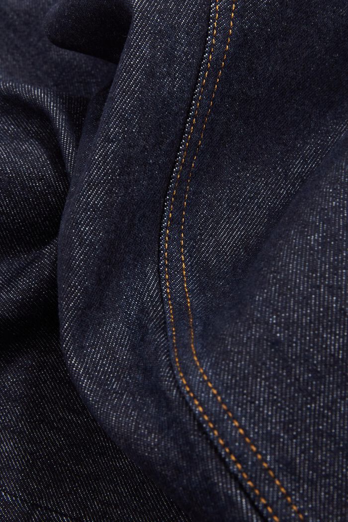 Jeans med lige ben, i bæredygtig bomuld, BLUE RINSE, detail image number 7