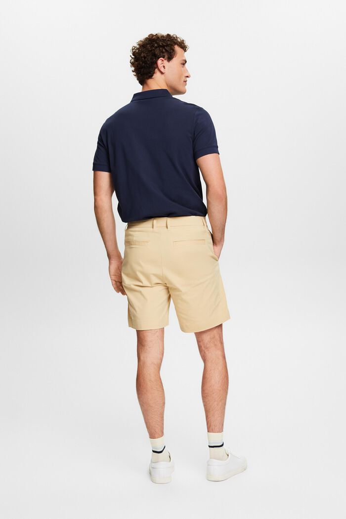 Chino-shorts i stretch-twill, SAND, detail image number 2