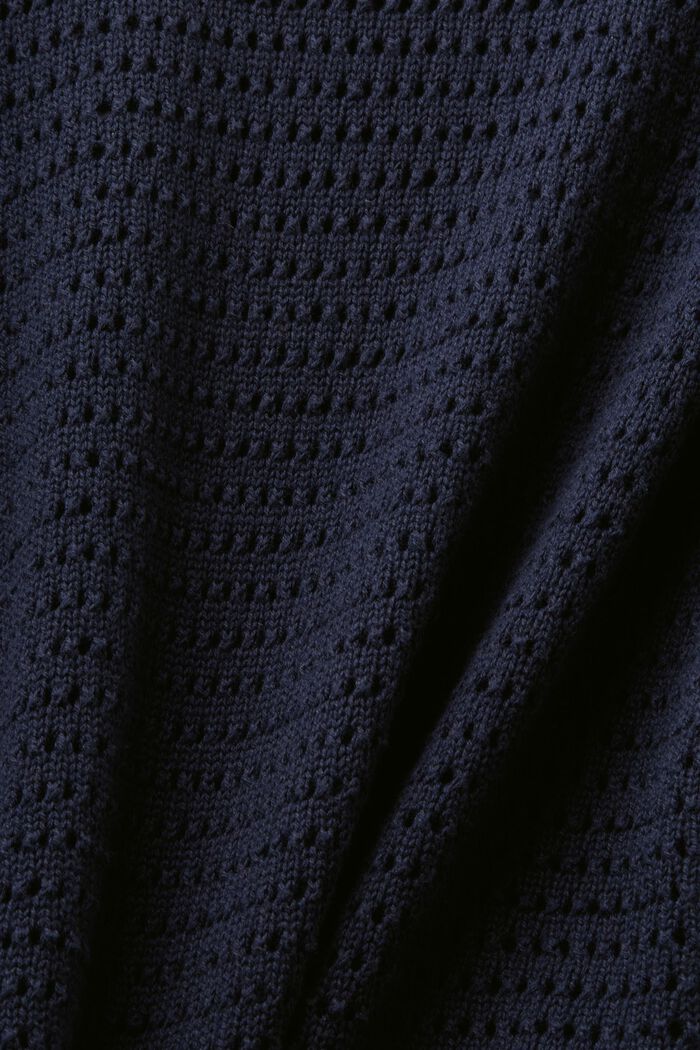 Sweater i mesh, NAVY, detail image number 5