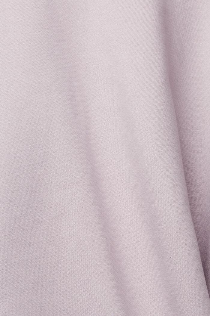 Sweatshirt med lynlåslomme, LAVENDER, detail image number 5