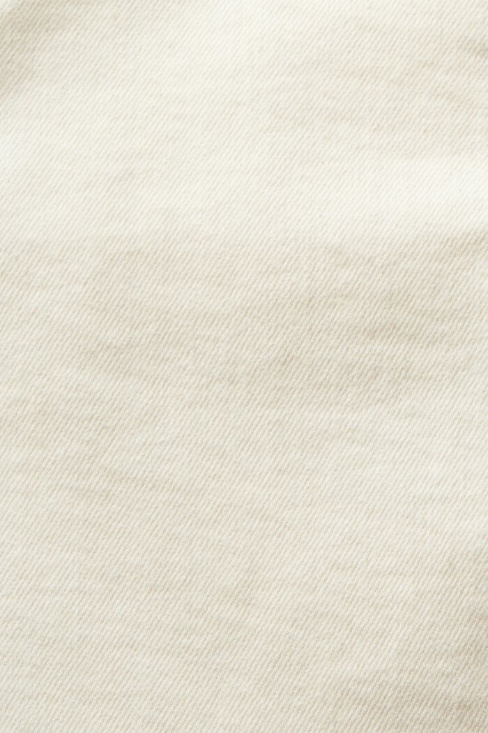Klassiske retro-denimshorts med mellemhøj talje, OFF WHITE, detail image number 6