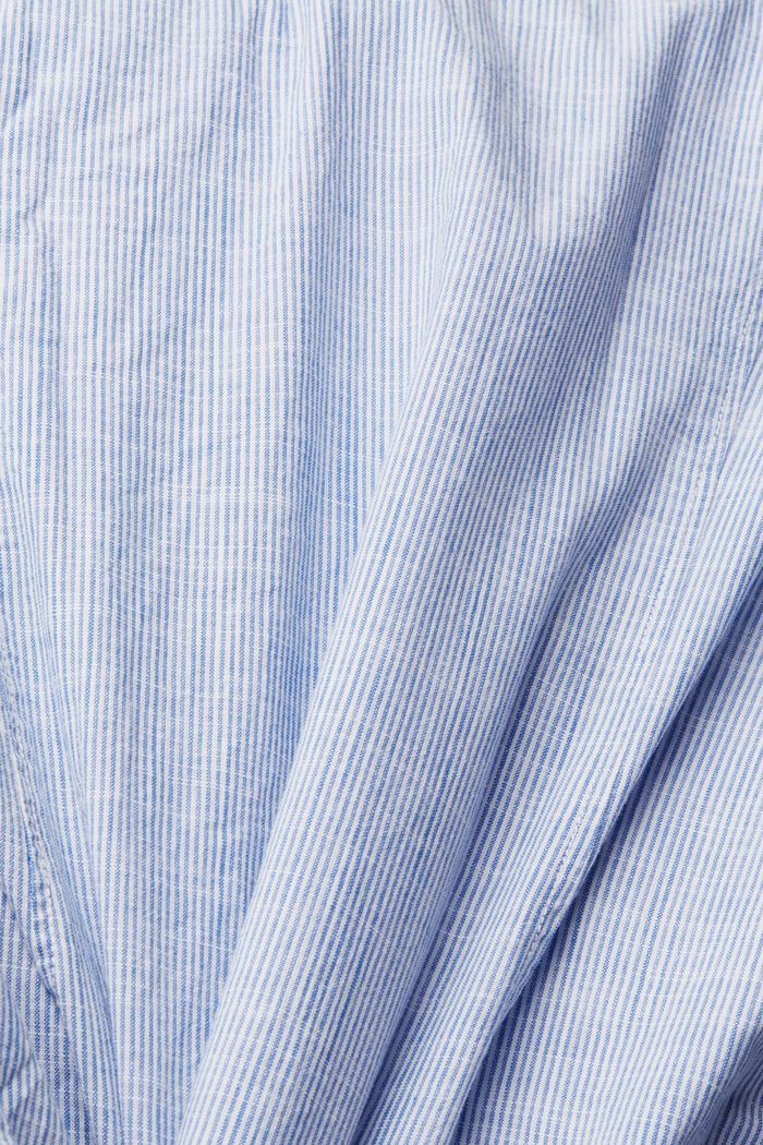 Stribet skjorte med små motiver, BRIGHT BLUE, detail image number 4