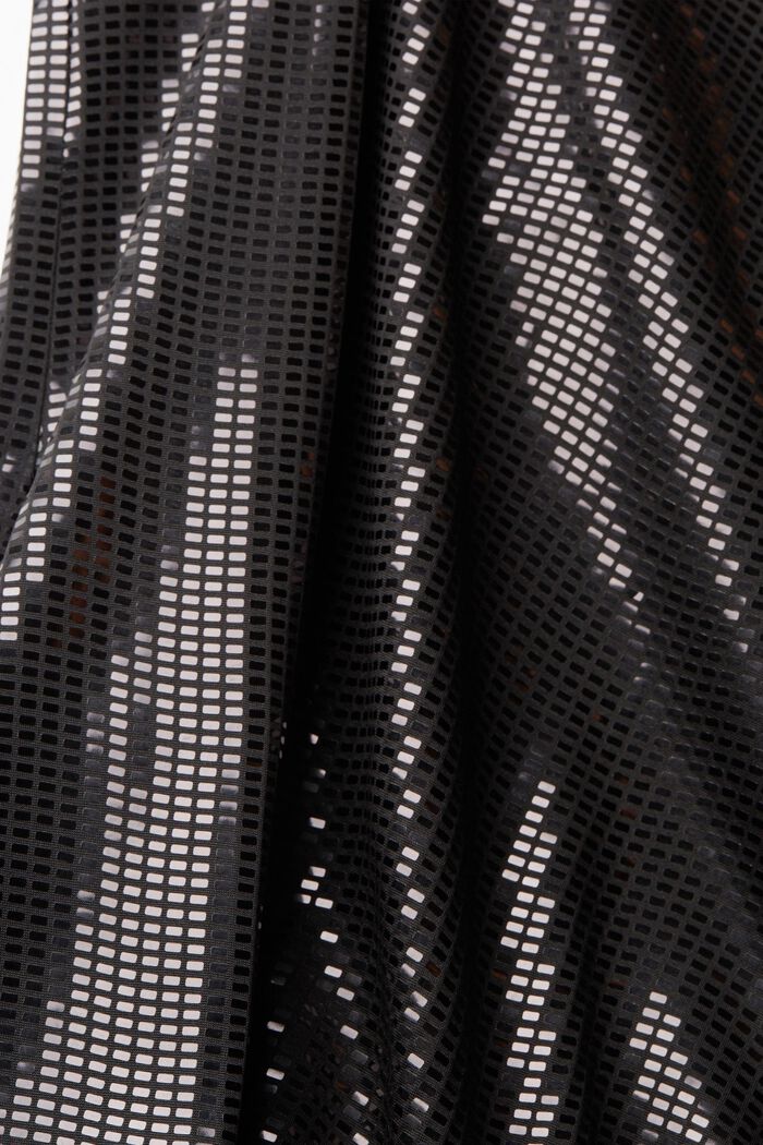 Ærmeløs top med folie-applikation, BLACK, detail image number 4