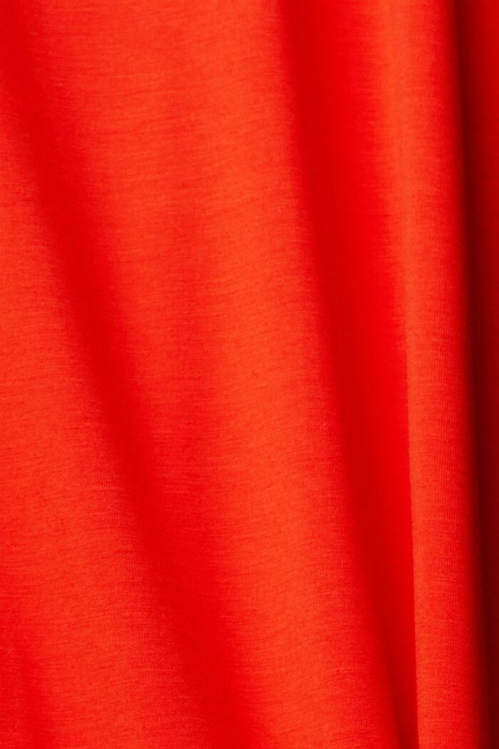 Kjole i sweatshirtstof, RED, detail image number 4