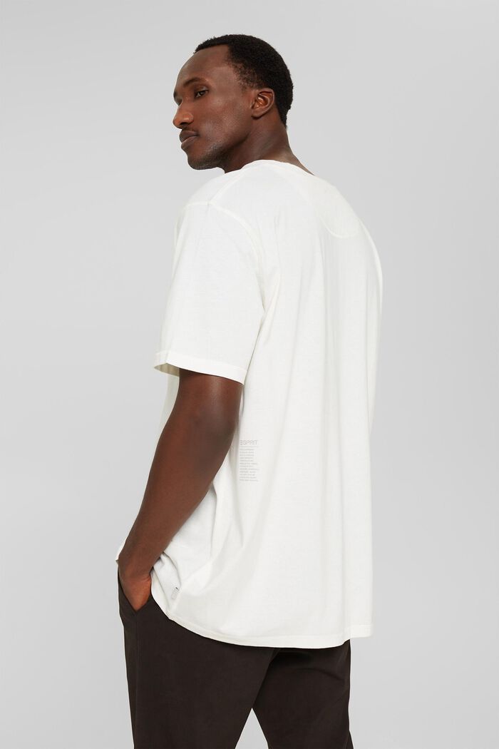 Genanvendte materialer: jersey-T-shirt med THERMOLITE®, OFF WHITE, detail image number 3