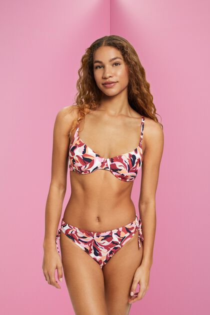 Carilo beach-bikinitrusser med blomsterprint