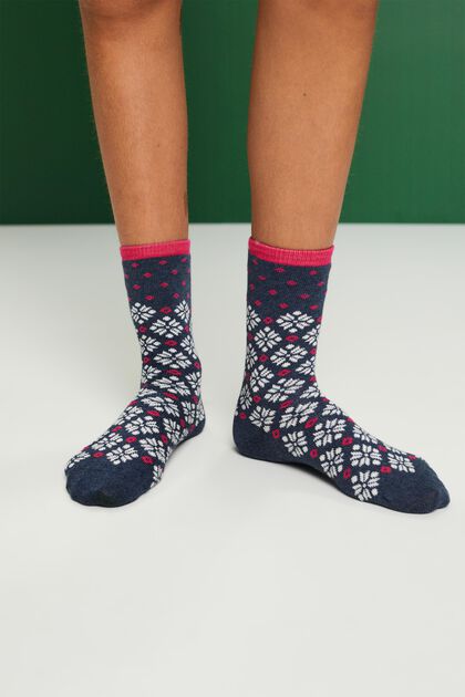 3-pak chunky sokker i norsk strik