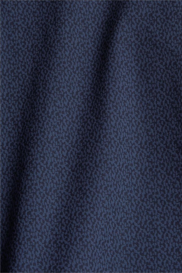 Shorts med nøglering og print, økologisk bomuld, GREY BLUE, detail image number 4