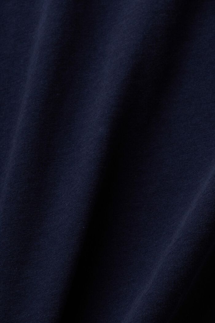 Henley-T-shirt, 100 % bomuld, NAVY, detail image number 4