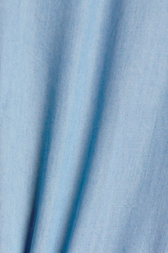I TENCEL™: kjole i denimlook, BLUE LIGHT WASHED, detail image number 4