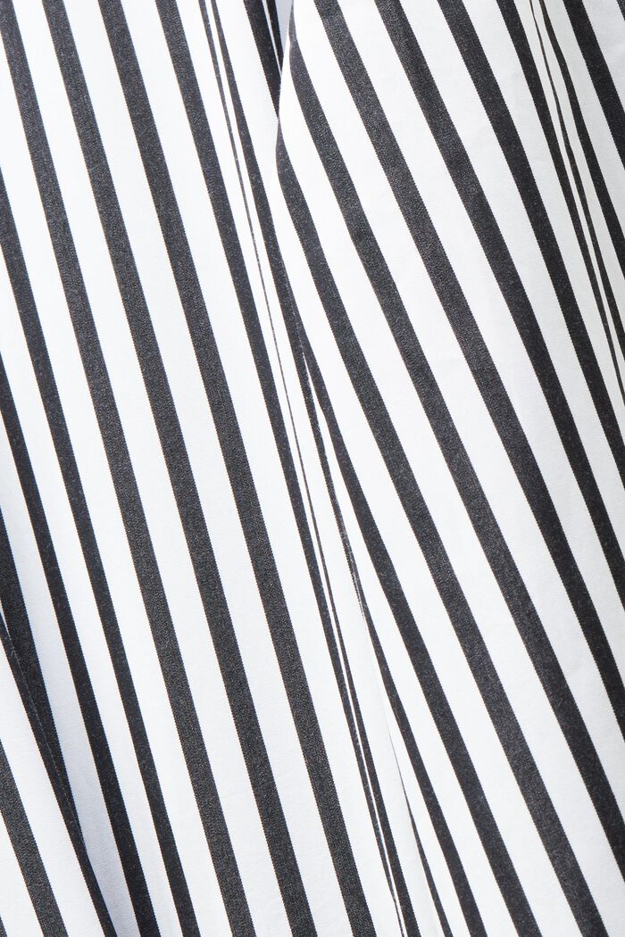 Stribet poplin-skjorte, BLACK, detail image number 5