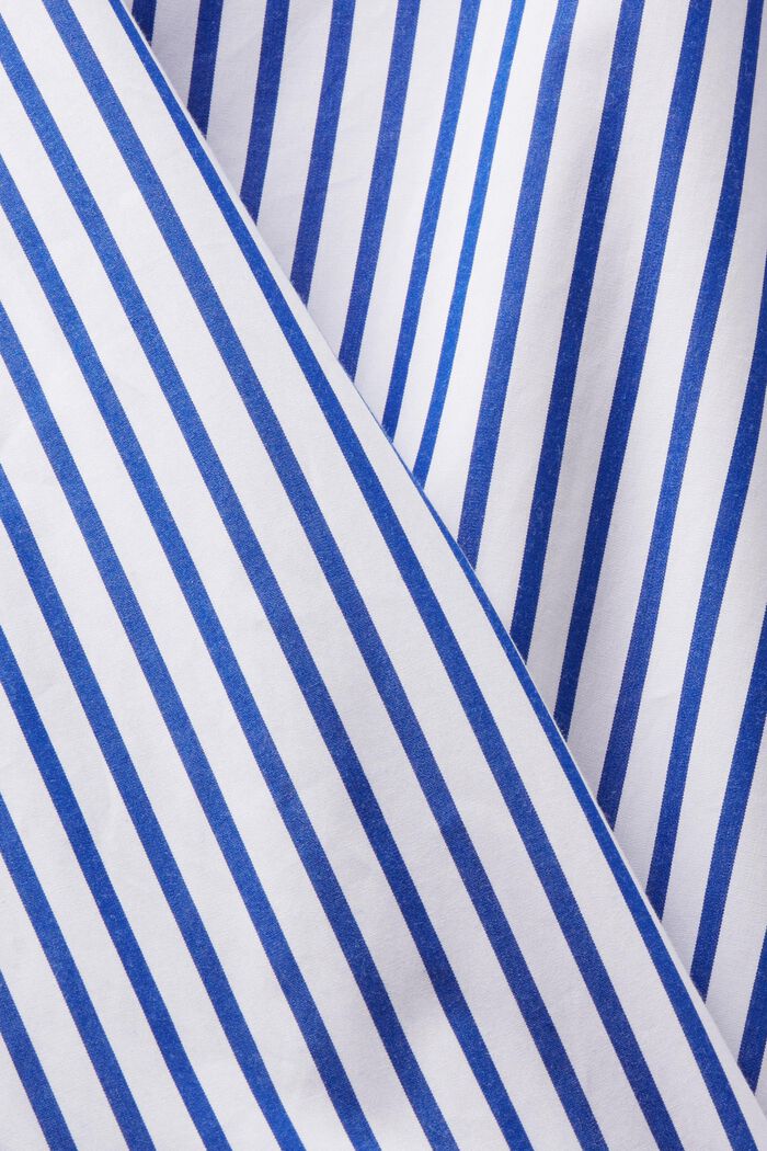 Stribet poplin-skjorte, BRIGHT BLUE, detail image number 5