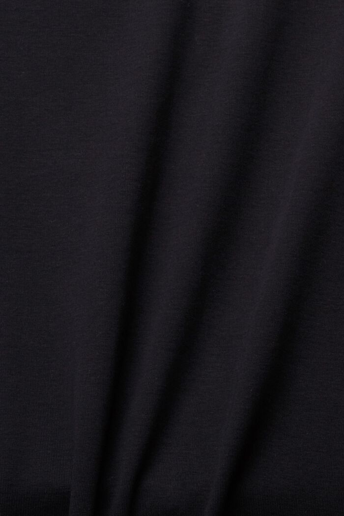 T-shirt med rhinstenslogo, BLACK, detail image number 5