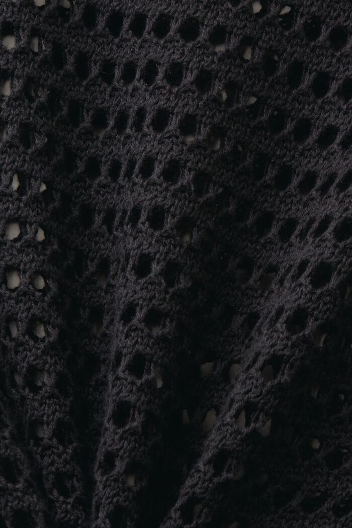 Minikjole i løs strik, BLACK, detail image number 5