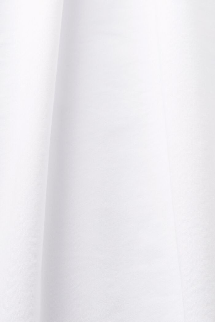 Jersey-T-shirt i økologisk bomuld, WHITE, detail image number 4