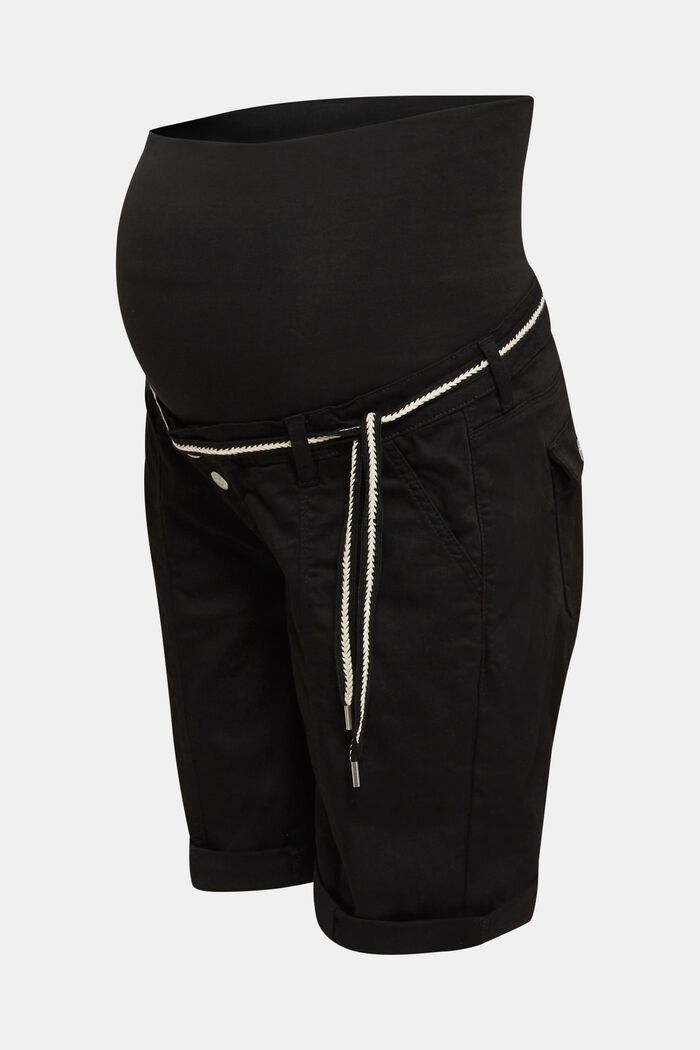 Stretch-shorts m. bred linning, BLACK, detail image number 0
