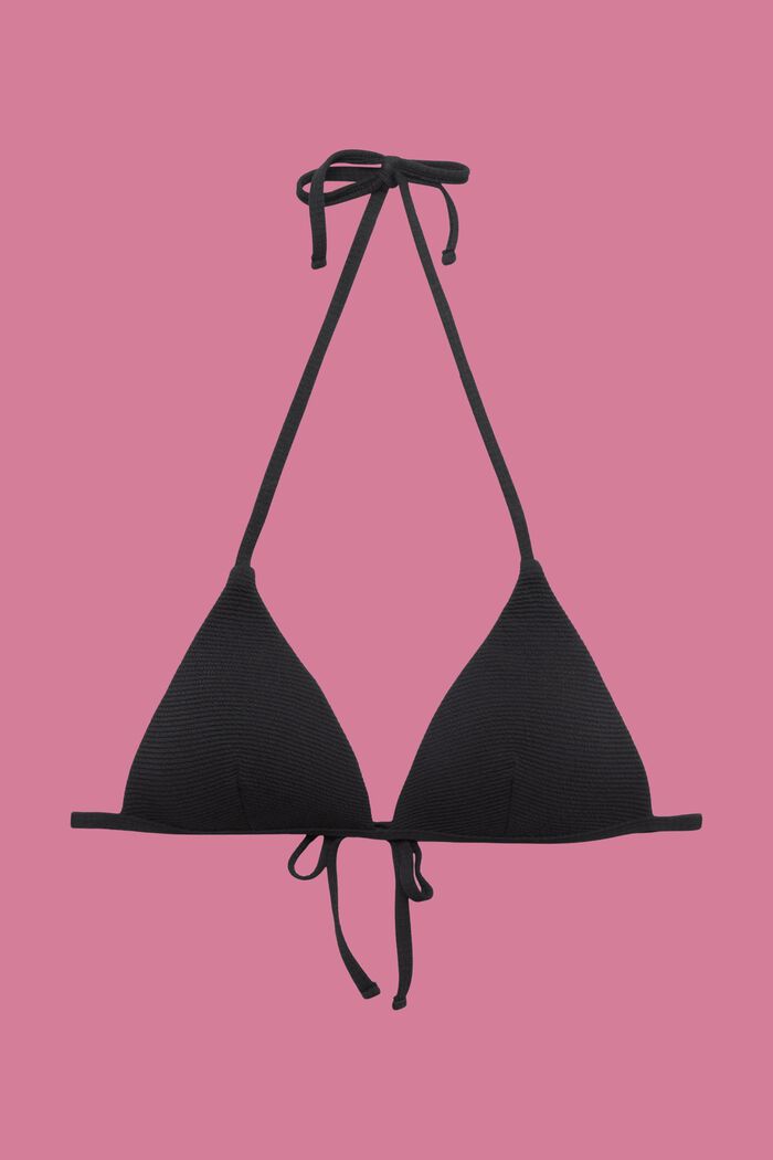 Polstret trekant-bikinitop, BLACK, detail image number 4