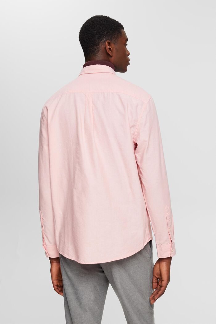 Skjorte med button down-krave, PINK, detail image number 3
