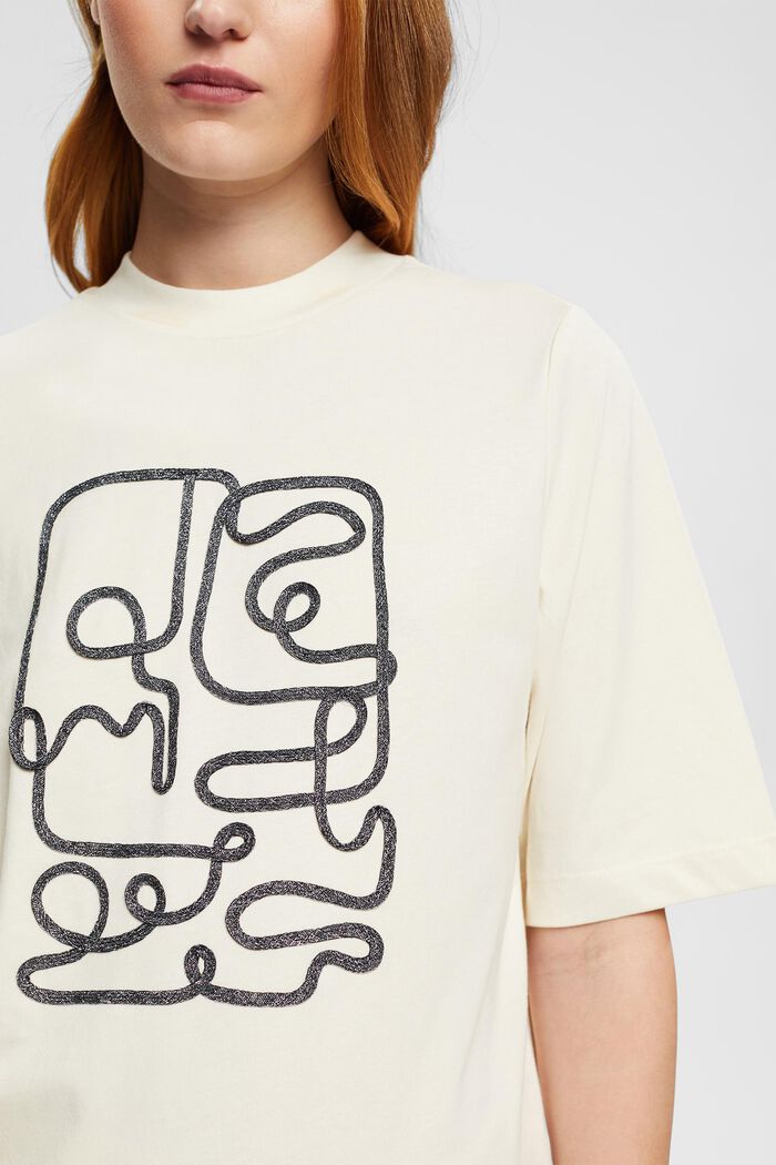 ESPRIT-T-shirt jersey med påsyet vores onlinebutik