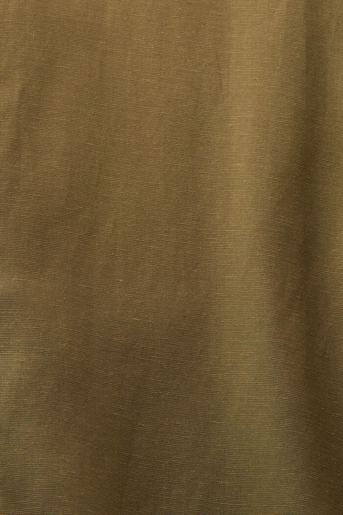 Oversized button up-skjorte, KHAKI GREEN, detail image number 5