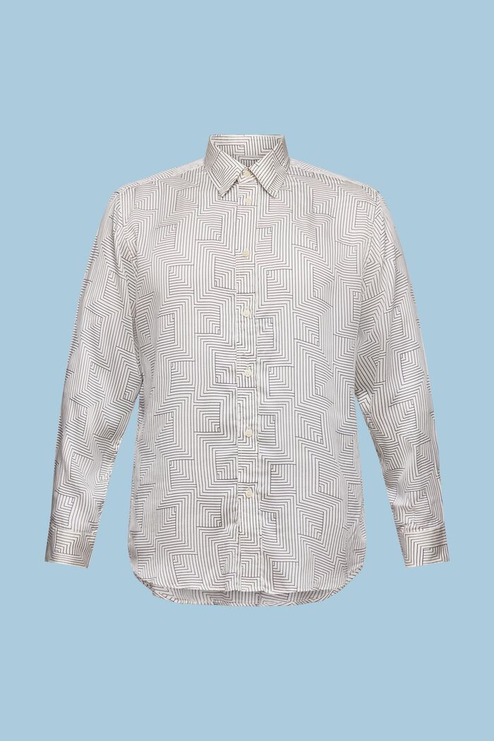 Satinskjorte med print, ICE, detail image number 7