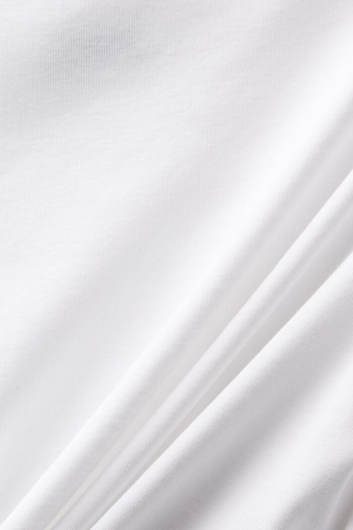 T-shirt med bådudskæring, WHITE, detail image number 6