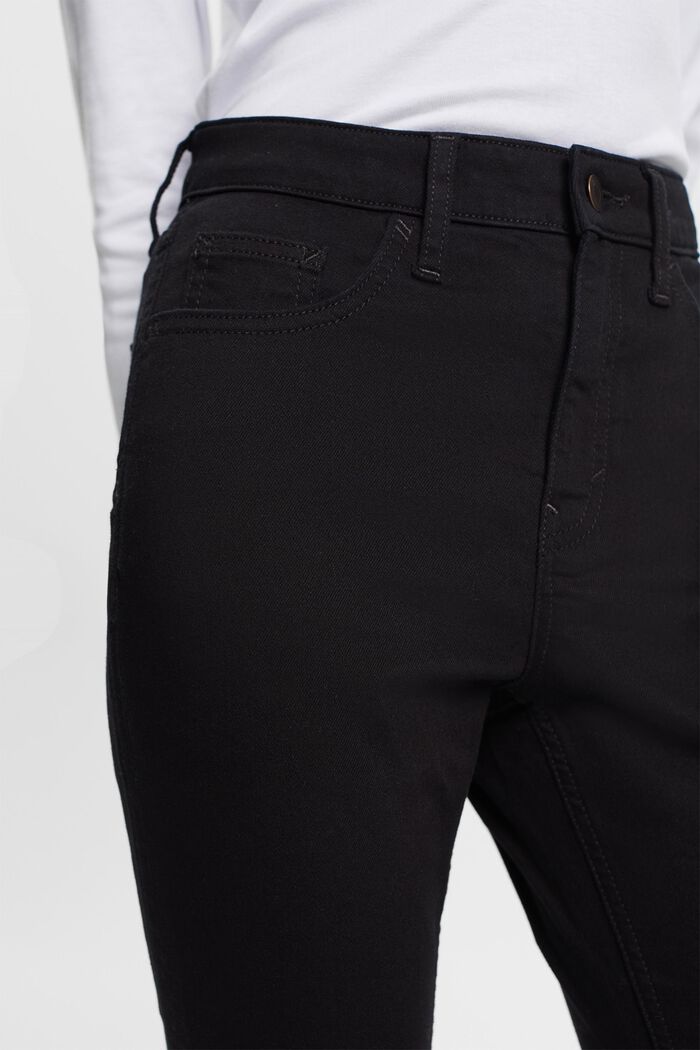 Skinny jeans af bomuldsstretch, lysægte, BLACK RINSE, detail image number 2