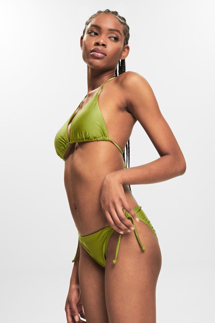Polstret trekant-bikinitop, LEAF GREEN, detail image number 4