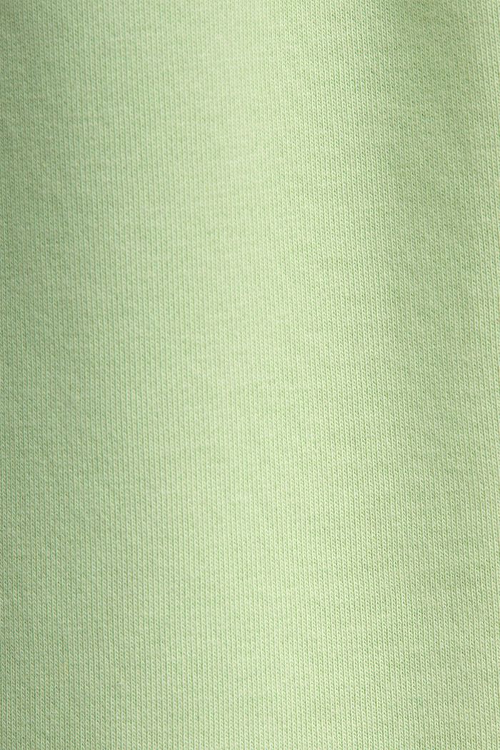 Sweatpants i bomuldsfleece med logo, LIGHT GREEN, detail image number 4