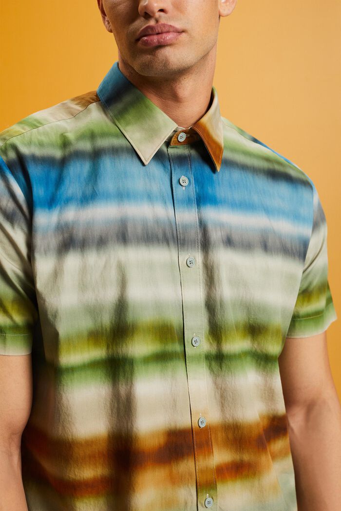 Button down-skjorte med print, LEAF GREEN, detail image number 2