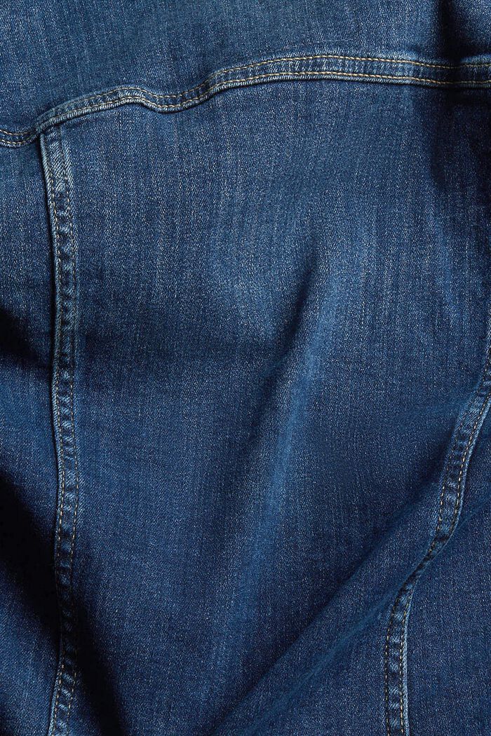 Jackets indoor denim slim, BLUE DARK WASHED, detail image number 6