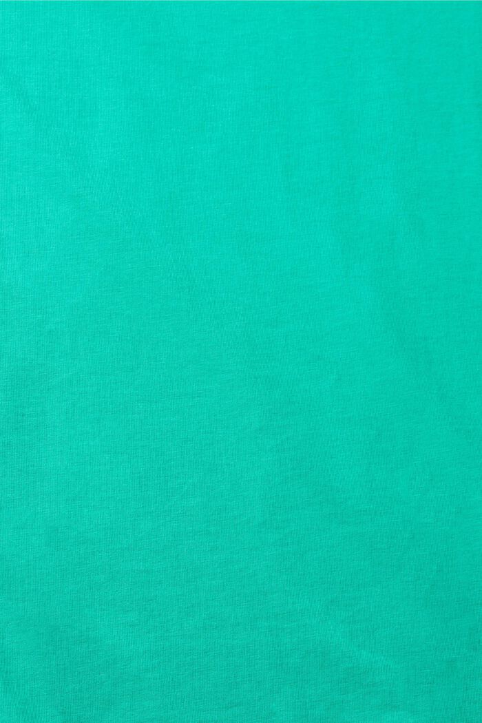 T-shirt med print, LIGHT GREEN, detail image number 4