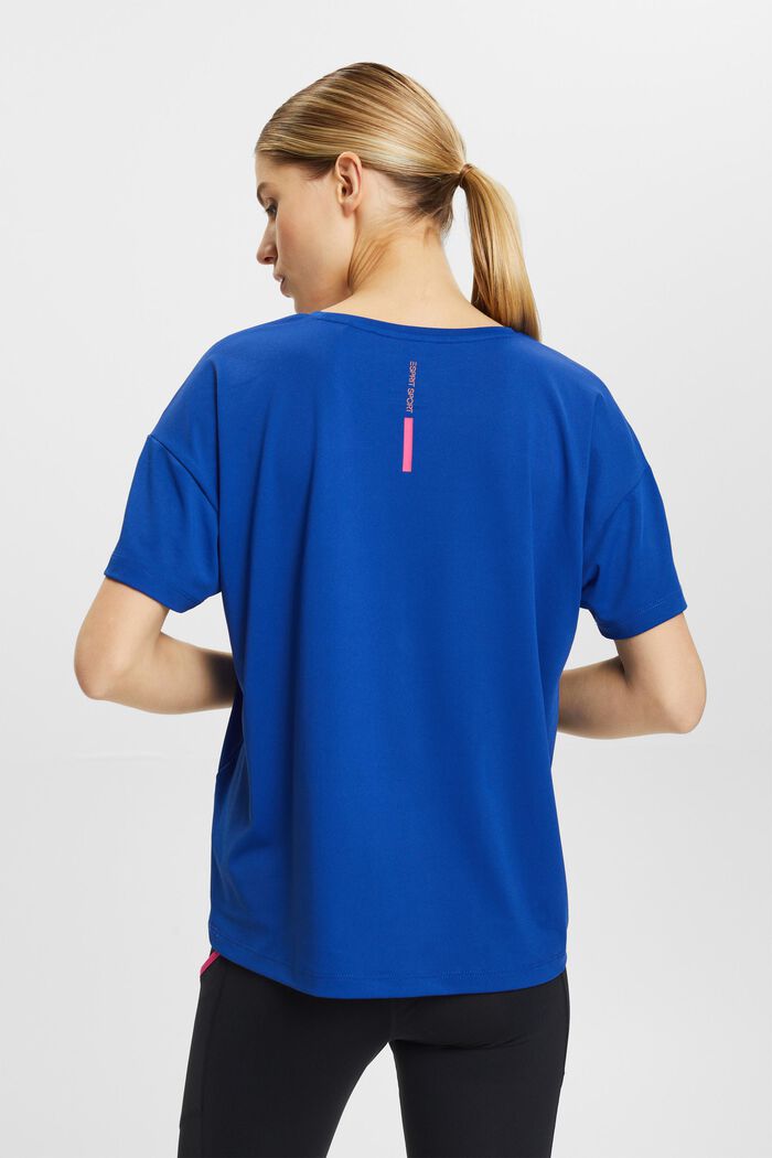 T-shirt med E-DRY, BRIGHT BLUE, detail image number 3