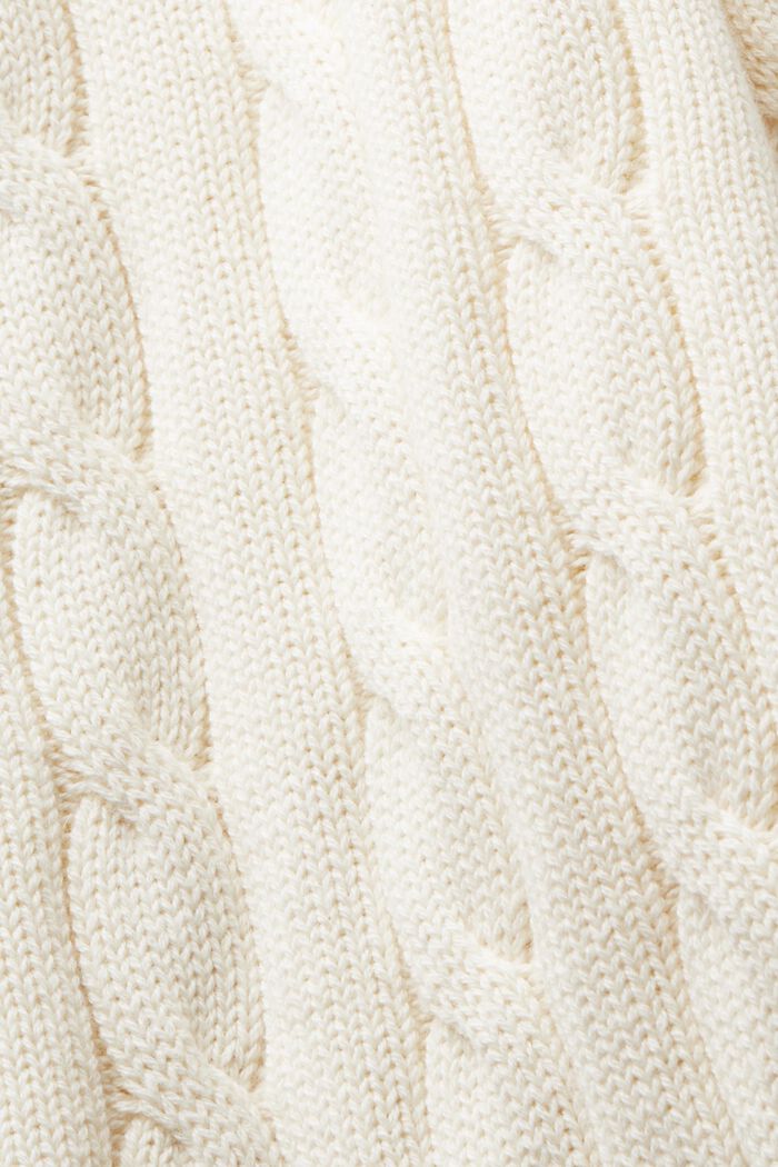 Kabelstrikket sweatervest, ICE, detail image number 4