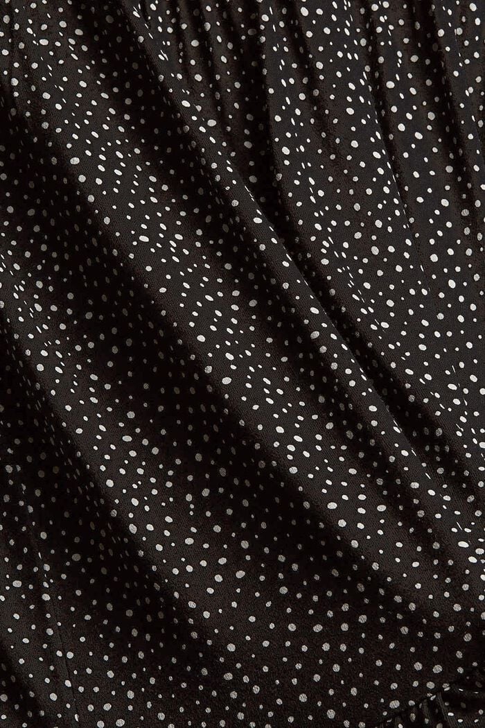 Mønstret kjole af LENZING™ ECOVERO™, NEW BLACK, detail image number 5