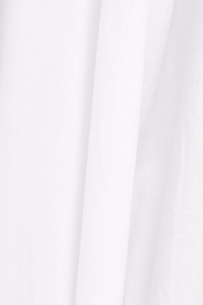 Bomuldsbluse med lomme, WHITE, detail image number 6