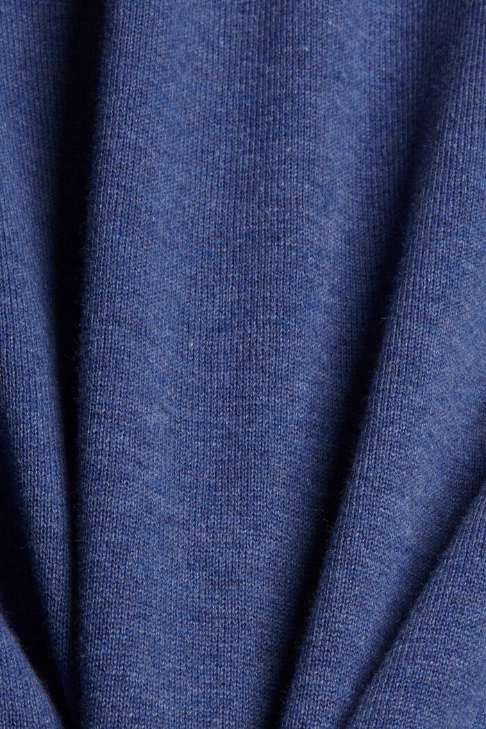 Pullover af 100% økobomuld, GREY BLUE, detail image number 4