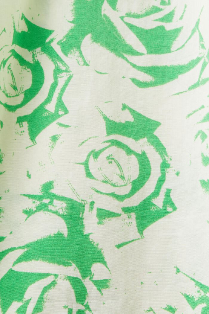 Kjole i A-facon med print, CITRUS GREEN, detail image number 5