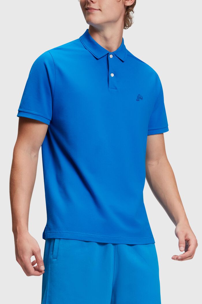 Dolphin Tennis Club klassisk polo, BLUE, detail image number 0