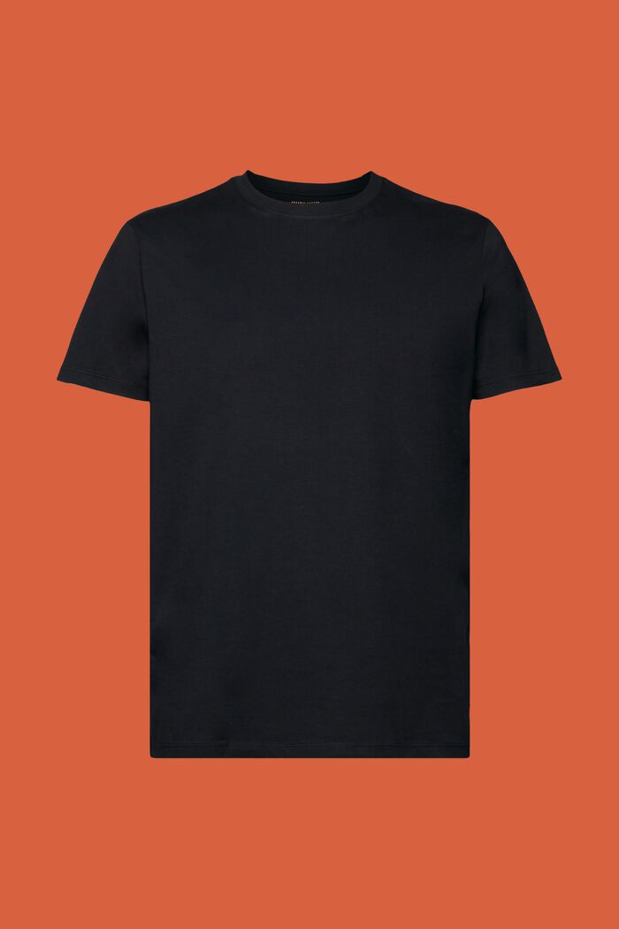 Jersey-T-shirt, 100% bomuld, BLACK, detail image number 6