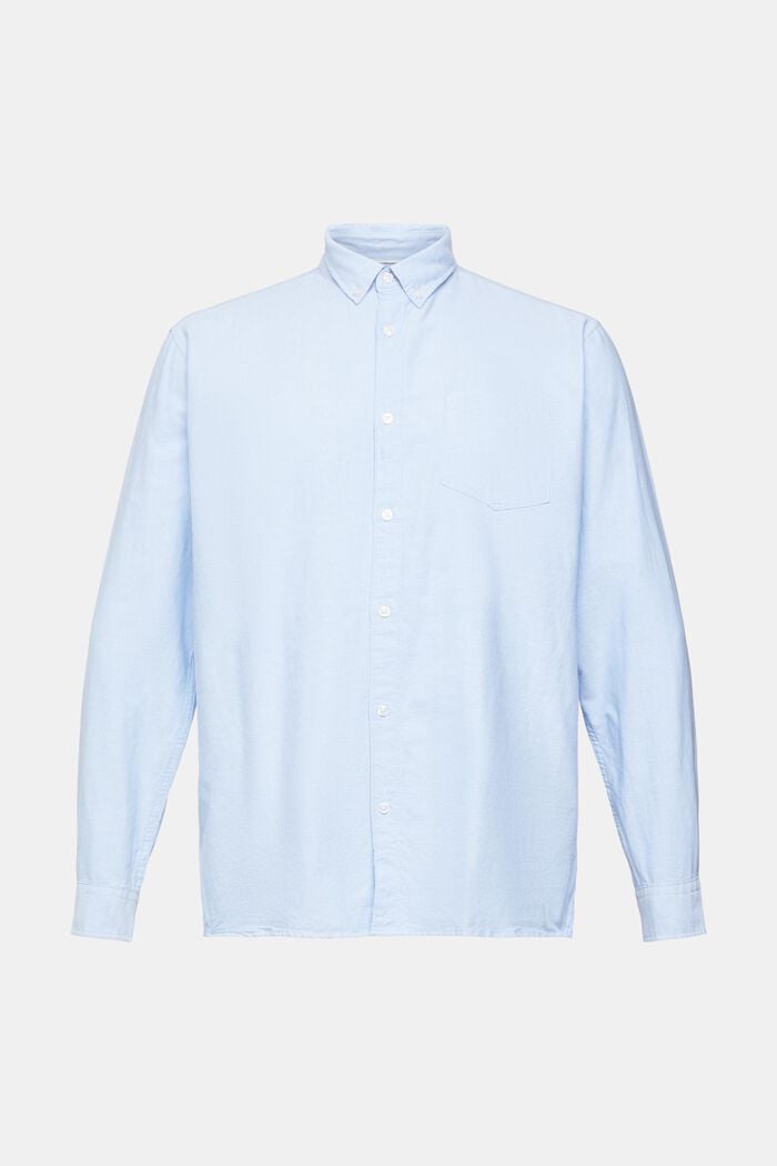 Skjorte med button down-krave, LIGHT BLUE, detail image number 6