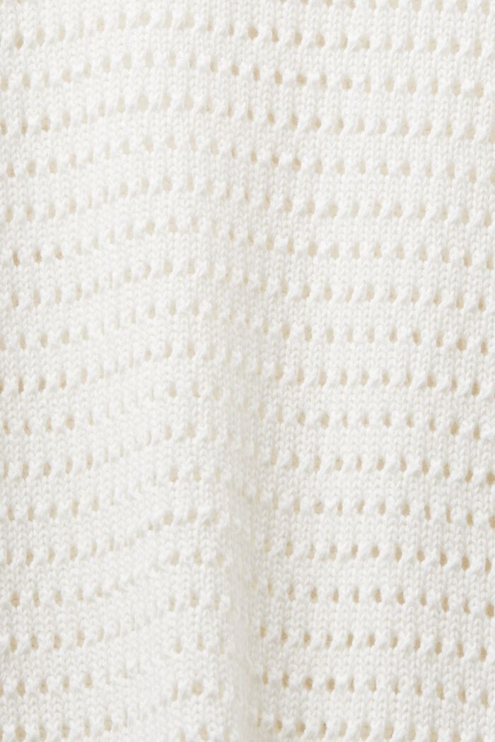 Sweater i mesh, OFF WHITE, detail image number 6