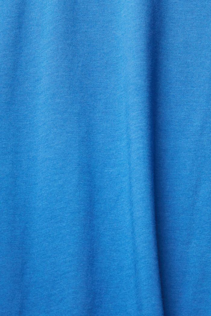 Jersey-T-shirt, 100% bomuld, BLUE, detail image number 1