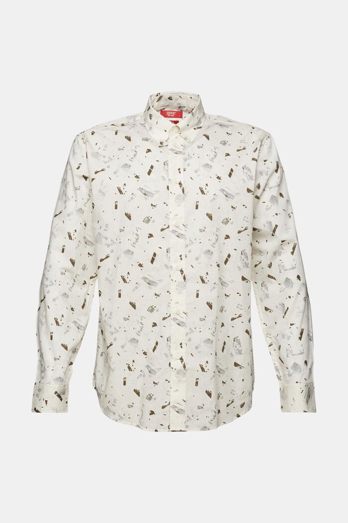 Mønstret bomuldsskjorte, ICE, detail image number 5
