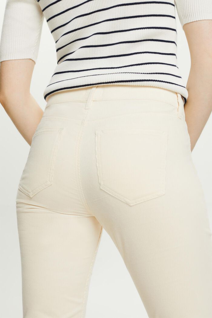 Slim fløjlsbukser med mellemhøj talje, ICE, detail image number 2